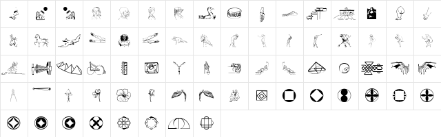 P22DaVinci Regular Character Map P22DaVinci Regular Character Map