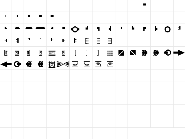 P22JohnstonUnderground Extras Character Map