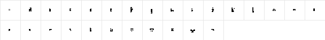 00ne Exagg Regular Character Map 00ne Exagg Regular Character Map