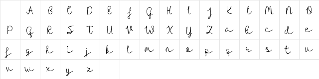 Riocabana Regular Character Map