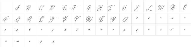 elaineighteen Regular Character Map elaineighteen Regular Character Map