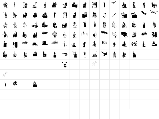 HistoricMoments Regular Character Map HistoricMoments Regular Character Map