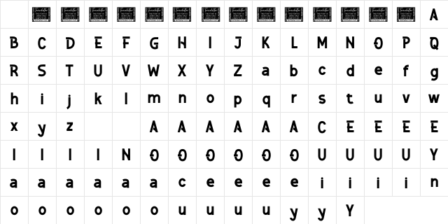 Nimble Personal Use Character Map Nimble Personal Use Character Map