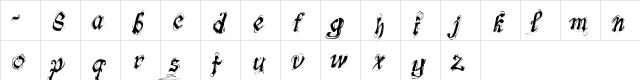 font-lab's Symphony Regular Character Map font-lab's Symphony Regular Character Map