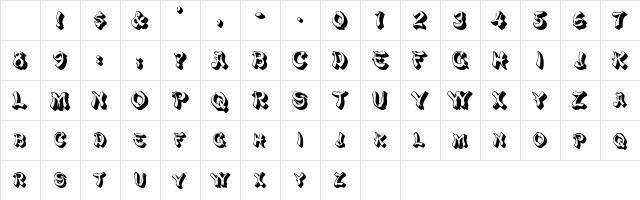 PagodaSCapsSSK Regular Character Map PagodaSCapsSSK Regular Character Map