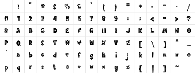 MamaKilo Decorative Character Map MamaKilo Decorative Character Map