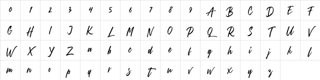 Jaeggers FREE Regular Character Map Jaeggers FREE Regular Character Map