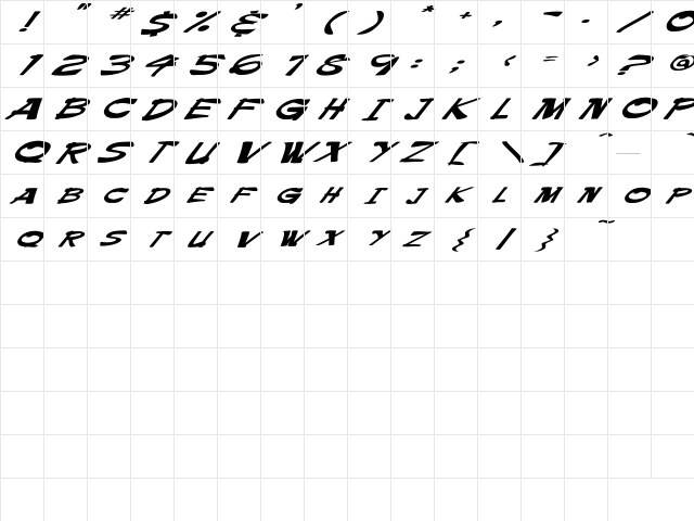 Paintbrush Ex Bold Italic Bold Italic Character Map Paintbrush Ex Bold Italic Bold Italic Character Map