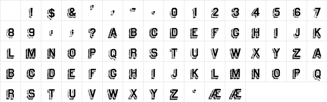 Archive Steeler Regular Character Map Archive Steeler Regular Character Map