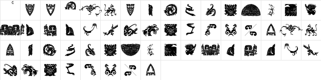 FantasticCreatures Regular Character Map FantasticCreatures Regular Character Map