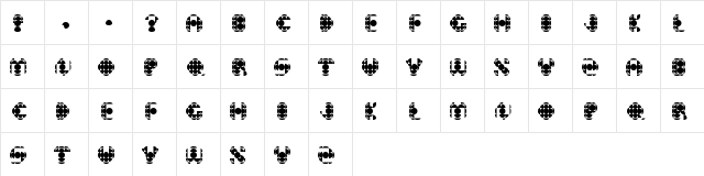 THE CBC Regular Character Map THE CBC Regular Character Map