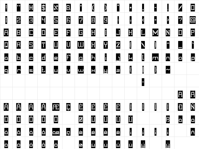 Crystal Soldier-Inverse Regular Character Map Crystal Soldier-Inverse Regular Character Map