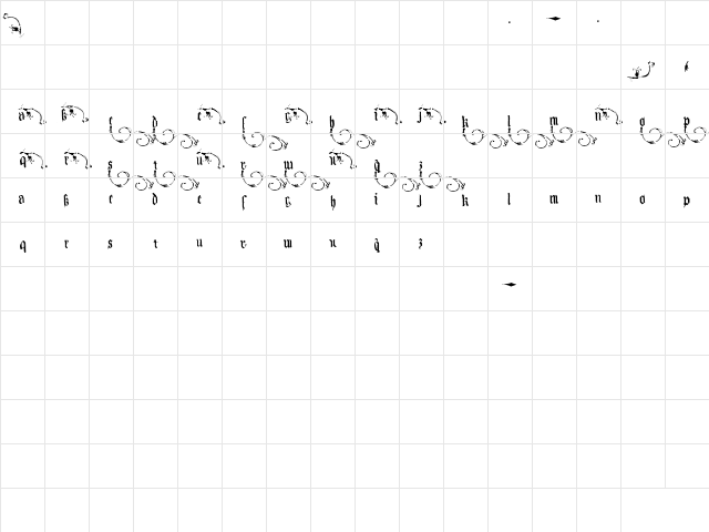 KingjolA Regular Character Map