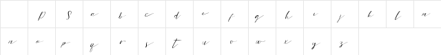 Sweet Patterson DEMO Regular Character Map Sweet Patterson DEMO Regular Character Map