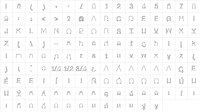 I am online with you Light Character Map