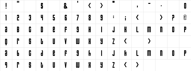 Crybaby Regular Character Map Crybaby Regular Character Map