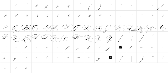 P22ZanerFour Regular Character Map P22ZanerFour Regular Character Map
