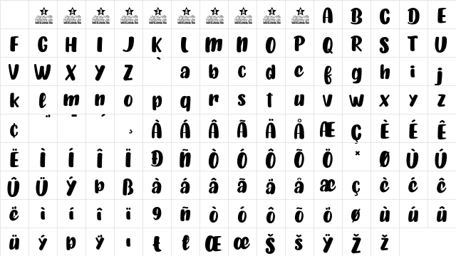 TAN PUMPKINS PERSONAL USE Regular Character Map TAN PUMPKINS PERSONAL USE Regular Character Map