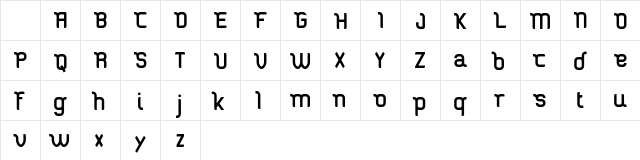 Stucker FREE Regular Character Map Stucker FREE Regular Character Map