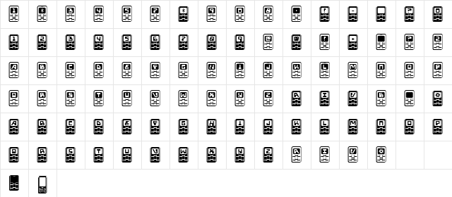 Hola Mota Bold Expanded Bold Expanded Character Map