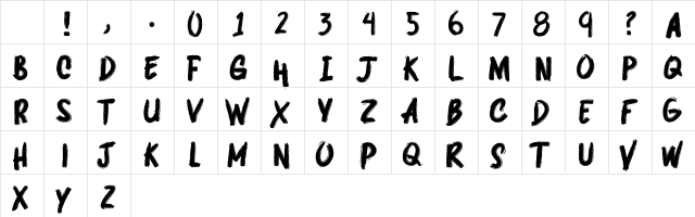 DEEPSHOCKZ DEMO Regular Character Map DEEPSHOCKZ DEMO Regular Character Map