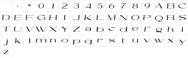 Cellofy SemBd ExtExp Ita Italic Character Map Cellofy SemBd ExtExp Ita Italic Character Map