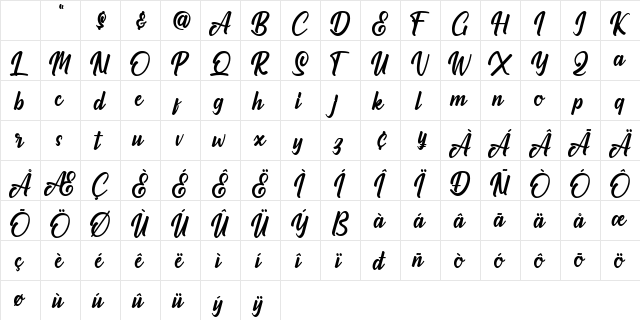 Claymale Personal Use Only Regular Character Map Claymale Personal Use Only Regular Character Map