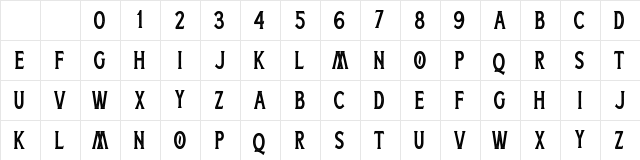 Boatman Stamped (Free Personal Use) Regular Character Map Boatman Stamped (Free Personal Use) Regular Character Map