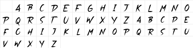 Ratoela Free Regular Character Map