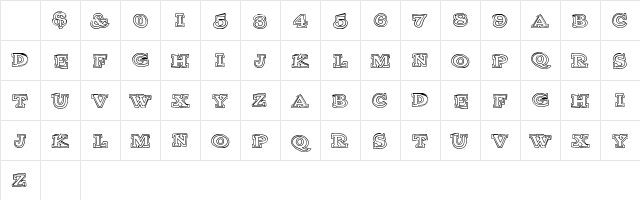 ClubSport Regular Character Map ClubSport Regular Character Map