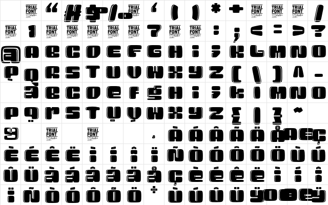 typically holidays demo Regular Character Map