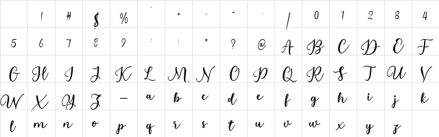 Estafet Letter Script Med Regular Character Map Estafet Letter Script Med Regular Character Map