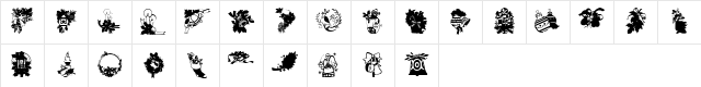 ryp_xmas1 Regular Character Map