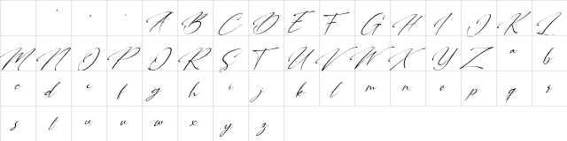 Carllitos Regular Character Map
