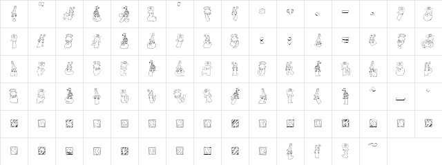 LDJ Baby Animals Regular Character Map LDJ Baby Animals Regular Character Map