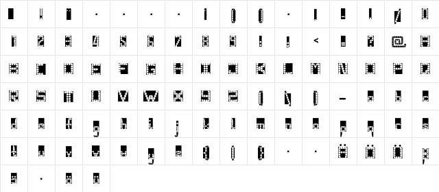 PangolinBlack Negative Character Map PangolinBlack Negative Character Map