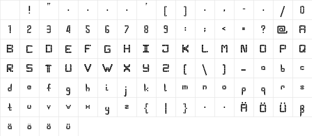 Pangolin Regular Character Map Pangolin Regular Character Map