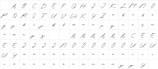 Sweet Final Demo Regular Character Map Sweet Final Demo Regular Character Map