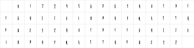 TrainYard Regular Character Map TrainYard Regular Character Map