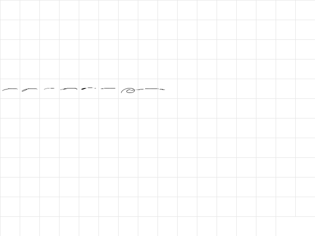 Anderson Signature Swash Regular Character Map Anderson Signature Swash Regular Character Map