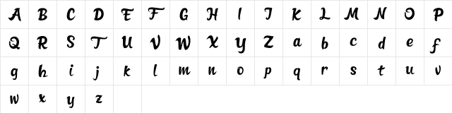 FREDERICO DEMO Regular Character Map FREDERICO DEMO Regular Character Map