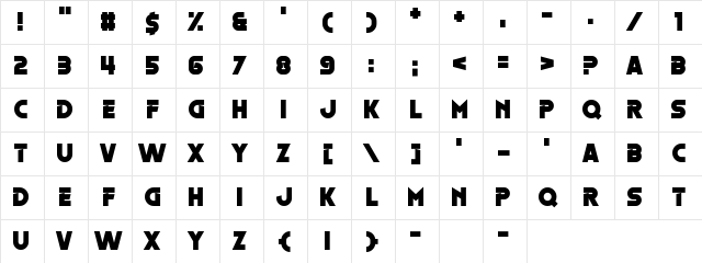 Oestrogen Regular Character Map Oestrogen Regular Character Map