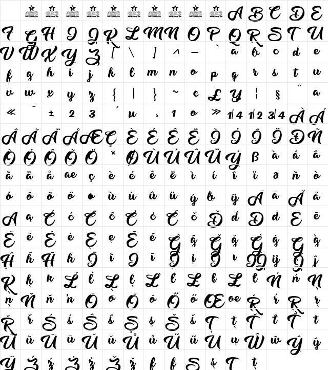 Music Magic Personal Use Regular Character Map Music Magic Personal Use Regular Character Map