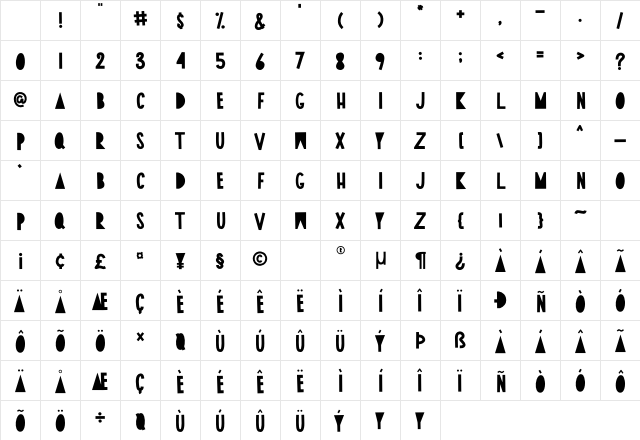 Goes To Japan Regular Character Map Goes To Japan Regular Character Map