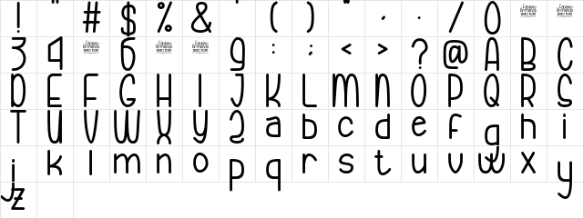 Fabiano Armando Regular Character Map