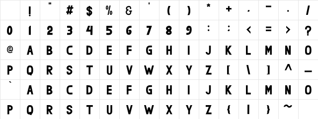 milies Sans Character Map milies Sans Character Map