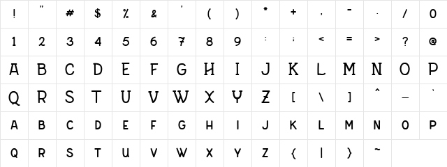 Merfolk Typeface Demo Regular Character Map Merfolk Typeface Demo Regular Character Map