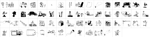 BuyMe Regular Character Map BuyMe Regular Character Map