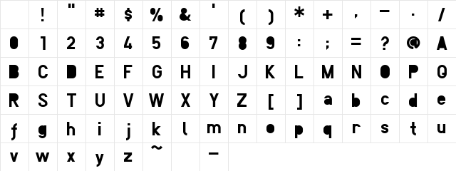 Yoru_yami Regular Character Map Yoru_yami Regular Character Map
