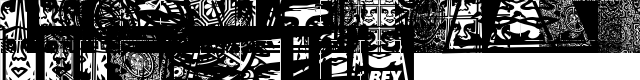Obey3DAlt Regular Character Map